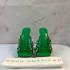 Good American Green Heels